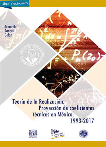 Teoría de la realización, coeficientes técnicos en México, 1993-2017